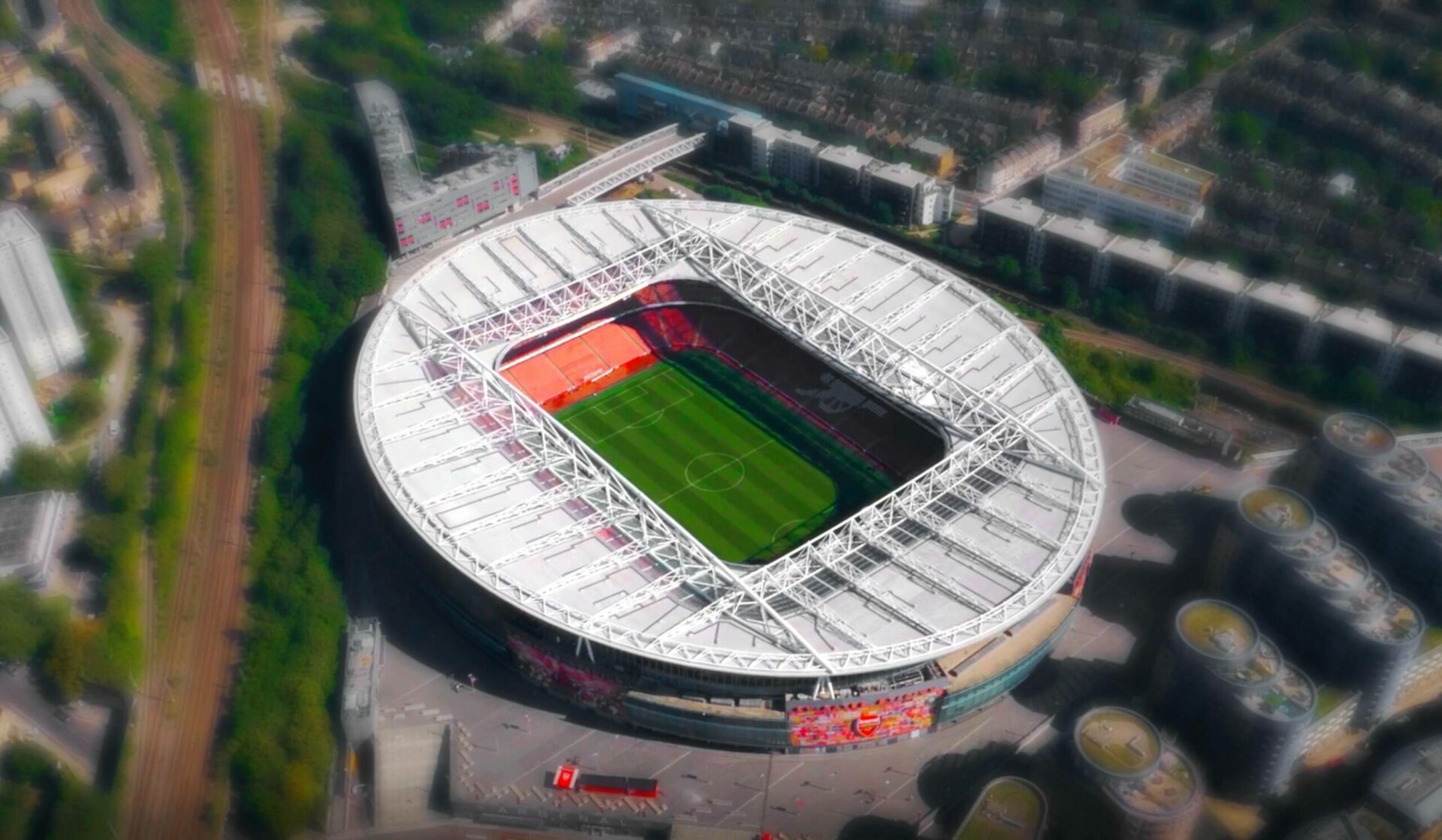 Photo of Emirates Stadium, project by TSL.