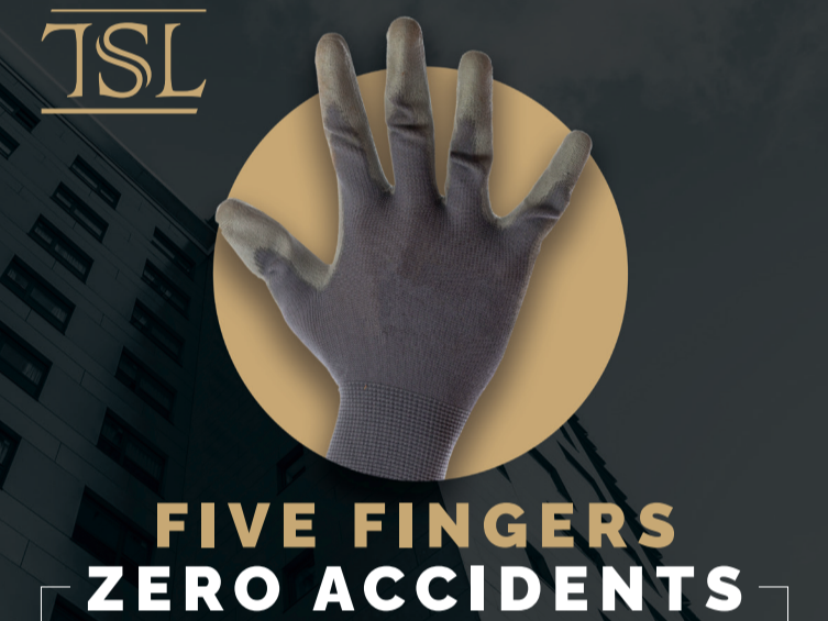 TSL Reduces Hand Related Accidents by 92%